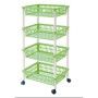 Vegetable trolley Tontarelli Mito 4 Green 40 x 29 x 62 cm