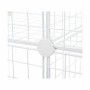 Étagère Confortime Blanc Grille 4 compartiments 35 x 35 cm (6 Unités)