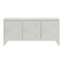 TV furniture Home ESPRIT White Metal 120 x 40 x 58 cm