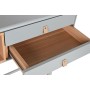 Console Home ESPRIT Bleu Gris Bois MDF 120 x 35 x 90 cm