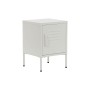 Nightstand Home ESPRIT White Metal 35 x 35 x 51 cm