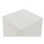 Nightstand Home ESPRIT White Metal 35 x 35 x 51 cm