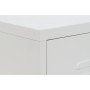 Nightstand Home ESPRIT White Metal 35 x 35 x 51 cm