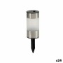 Solar lamp Marker White Black Transparent 6,3 x 21,5 x 6,3 cm (24 Units)