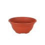 Plant pot Dem Greentime Circular Bowl Brown ø 20 x 9 cm (12 Units)