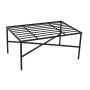 Repose-pied Home ESPRIT Blanc Noir Métal Urbaine 75 x 50 x 45 cm