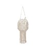 Candleholder Macrame White Cotton 24 x 90 x 24 cm (4 Units)