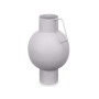 Vase Sphere Grey Steel 15 x 23 x 13 cm (6 Units)