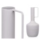 Vase With handle Grey Steel 12 x 30 x 12 cm (6 Units)