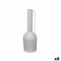 Vase Height Grey Steel 13 x 39 x 13 cm (6 Units)