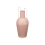 Vase With handles Sand Steel 24 x 45 x 18 cm (4 Units)