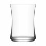 Set of glasses LAV Lune 225 ml Glass 6 Pieces (8 Units)