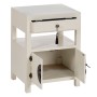 Nightstand ORIENTE White MDF Wood 50 x 40 x 66 cm