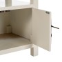 Nightstand ORIENTE White MDF Wood 50 x 40 x 66 cm