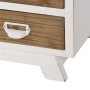 Caisson à Tiroirs Blanc Beige Fer Bois d'épicéa 94 x 35 x 108 cm