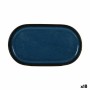 Plateau apéritif La Mediterránea Chester Bleu Oblongue 20 x 11 x 1,5 cm (18 Unités)