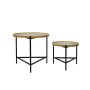 Set of 2 tables DKD Home Decor Black (Refurbished B)