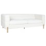 Canapé DKD Home Decor Blanc Métal 205 x 85 x 73 cm