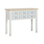 Console Home ESPRIT Blue White Paolownia wood 103 x 35 x 80 cm