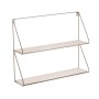 Shelves Vinthera Moa Steel Golden 50 x 40 x 12 cm (6 Units)