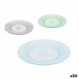 Assiette plate La Mediterránea Plastique 19 x 19 x 2 cm (24 Unités)