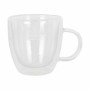 Lot de tasses Santa Clara Verre Borosilicaté 150 ml Thermique 2 Unités (2 Pièces)