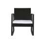 Table set with 2 chairs Home ESPRIT Black Steel 59 x 61,5 x 74 cm