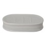 Ensemble de Bain 89457 Ondes Céramique Gris Métal (3 pcs)