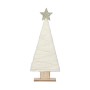 Christmas Tree Black Box Wood White (17 x 5 x 40 cm)