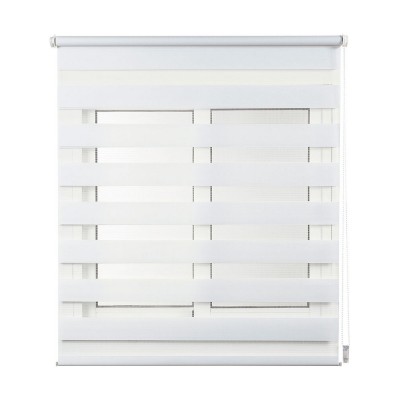 Roller blinds Stor Planet Clip&Fix Night&Day White 150 x 180 cm