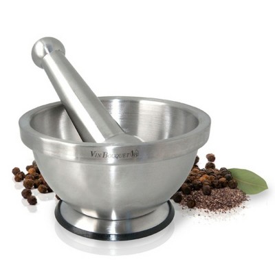 Mortar and pestle Vin Bouquet Stainless steel