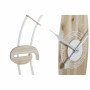 Horloge Murale DKD Home Decor Blanc Naturel Fer Bois MDF 61 x 4,5 x 66 cm (2 Unités)