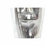 Vase DKD Home Decor Argenté Aluminium Moderne Visage 15 x 13 x 31 cm