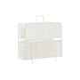 Magazine rack DKD Home Decor White Natural Metal wicker Boho 36,5 x 15 x 41 cm