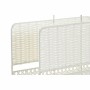 Magazine rack DKD Home Decor White Natural Metal wicker Boho 36,5 x 15 x 41 cm