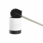 Brosse de salle de wc DKD Home Decor Blanc Noir Résine Acier inoxydable Marbre Moderne 10 x 10 x 37,4 cm