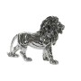 Figurine Décorative DKD Home Decor Argenté Lion Moderne 55,5 x 17,5 x 38,5 cm