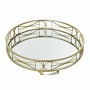 Console DKD Home Decor Doré Métal Miroir 48,5 x 48,5 x 58,5 cm (2 Unités)