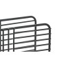 Porte-serviettes DKD Home Decor Grille Noir Métal 15,5 x 6,5 x 11,5 cm