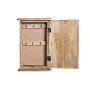 Armoire à clés DKD Home Decor Marron Brun foncé 18 x 7,5 x 28 cm