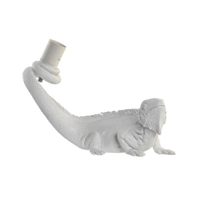 Wall Lamp DKD Home Decor White 50 W Modern Iguana Lizard 220 V 14 x 22 x 31 cm 31 x 14 x 22 cm