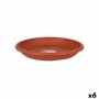 Sous-pot Dem Squares Marron 24 x 2 x 3,2 cm (6 Unités)