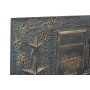 Wall Decoration DKD Home Decor Copper 60 x 4 x 40 cm (2 Units) (2 pcs)