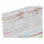 Photo frame DKD Home Decor Sunshine Multicolour Canvas Baby 50 x 2 x 50 cm