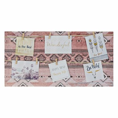 Cadre Photos DKD Home Decor Marron Toile Ethnique 60 x 2 x 30 cm