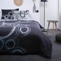 Jeu de draps TODAY Blanc Cercles Gris Lit double 240 x 260 cm