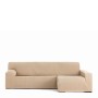 Right long arm chaise longue cover Eysa TROYA Beige 170 x 110 x 310 cm