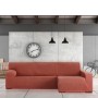 Housse pour chaise longue accoudoir long droit Eysa TROYA Orange 170 x 110 x 310 cm