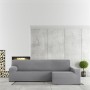 Right long arm chaise longue cover Eysa BRONX Grey 170 x 110 x 310 cm