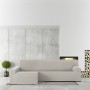 Housse pour chaise longue accoudoir long gauche Eysa BRONX Beige Lin 170 x 110 x 310 cm